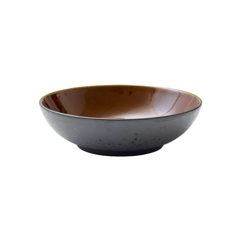 Bitz Living Salad Bowl 24cm Black Amber